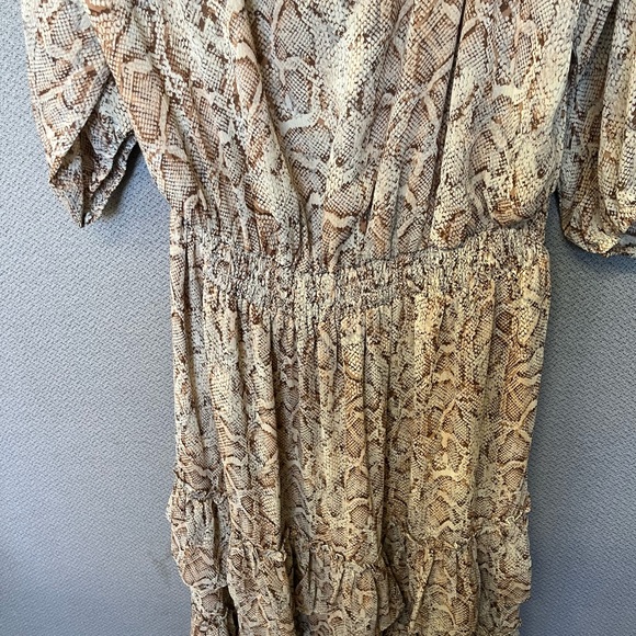 Jessica Simpson full length snake print dress new tags attached size 1X - Picture 6 of 15